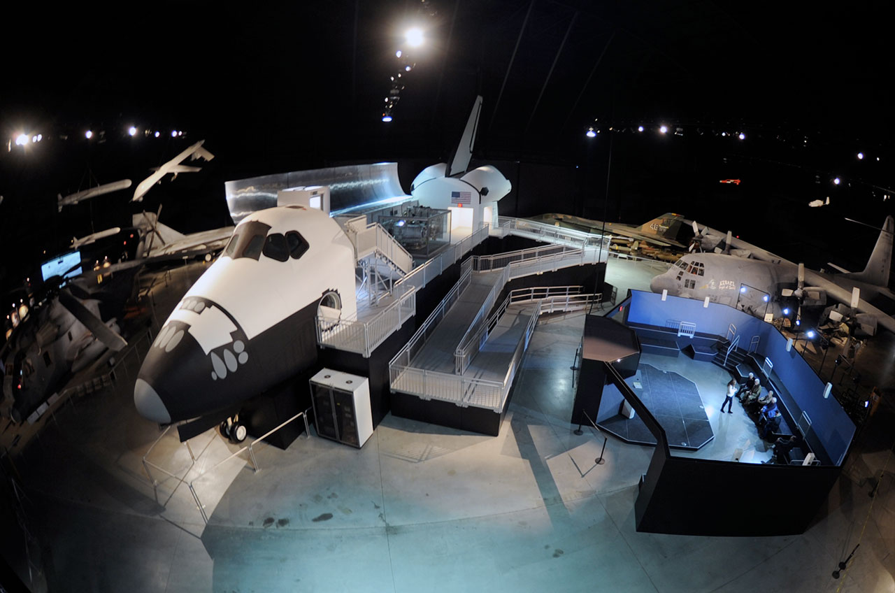 Full-Size Space Shuttle Exhibit Launching at Ohio Air Force Museum